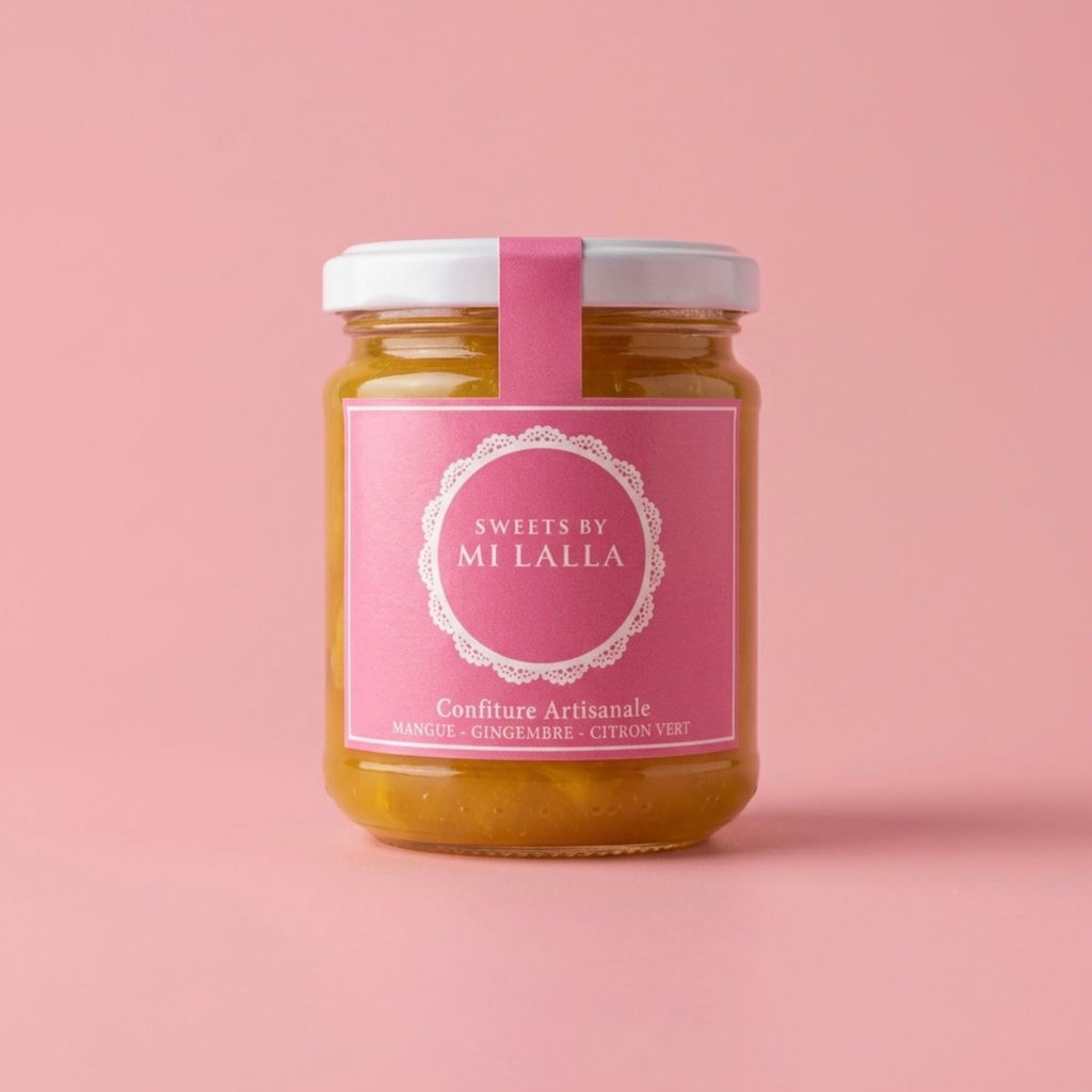 Confiture Mangue Gingembre Citron Vert